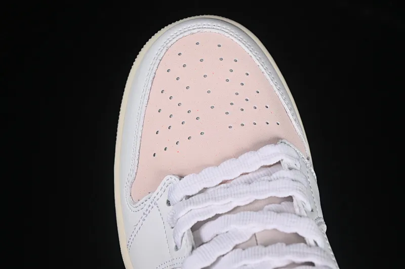 All categories Air Jordan Jordan series basketball shoes Air Jordan 1 Low Air Jordan 1 Low AJ1 Joe 1 white and pink low-top cultural and leisure sports sneakers IB8156-133